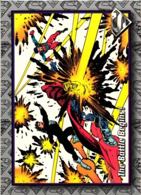 1993 SkyBox The Return of Superman #66 The Battle Begins!  