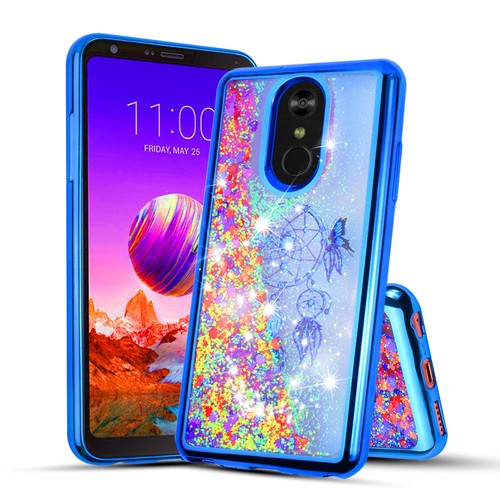 For LG Stylo 4/Stylus 4 2018 Glitter Sparkle Liquid Quicksand Clear Thin Case - Picture 2 of 13