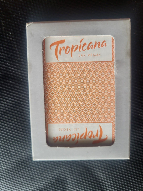TROPICANA  CASINO AND HOTEL LAS VEGAS CASINO PLAYING CARDS - CASINO PLAYED