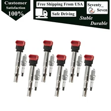 6pcs Ignition Coil and Spark Plug Kit For 2011-2019 Audi Q7 3.0L V6 06E905115F