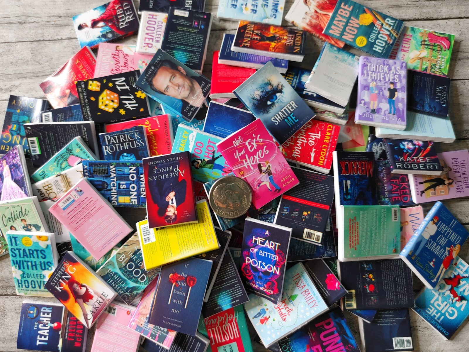 Barbee accessories/random mini ADULT books/1:6/ 30 BOOKS ONL