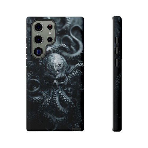Black Ink Skull Octopus - Phone Case for iPhone, Galaxy, Pixel - 第 242/281 張圖片