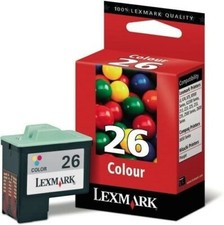 Genuine Lexmark 26 Color Printer Ink, New Sealed, NOT expired