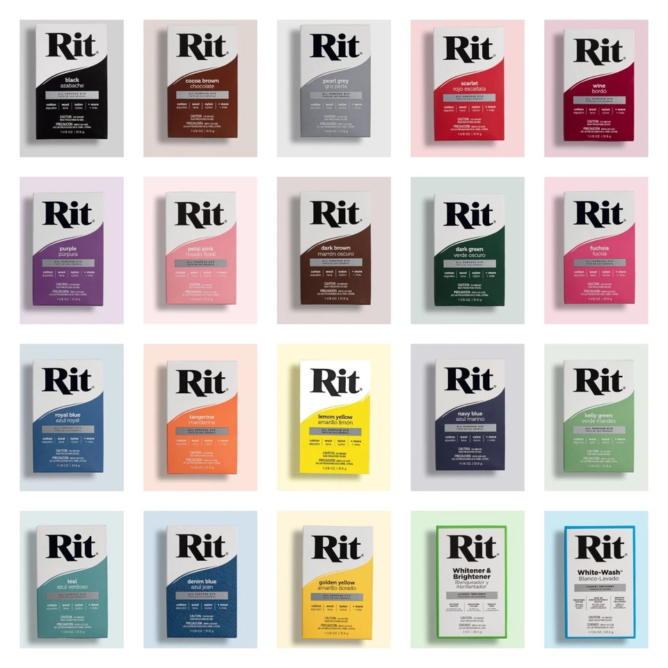 Rit Dye More/All Purpose,Fabric/Synthetics,Powder/Liquid Colour Dye Multi Choice - Image 2 of 4