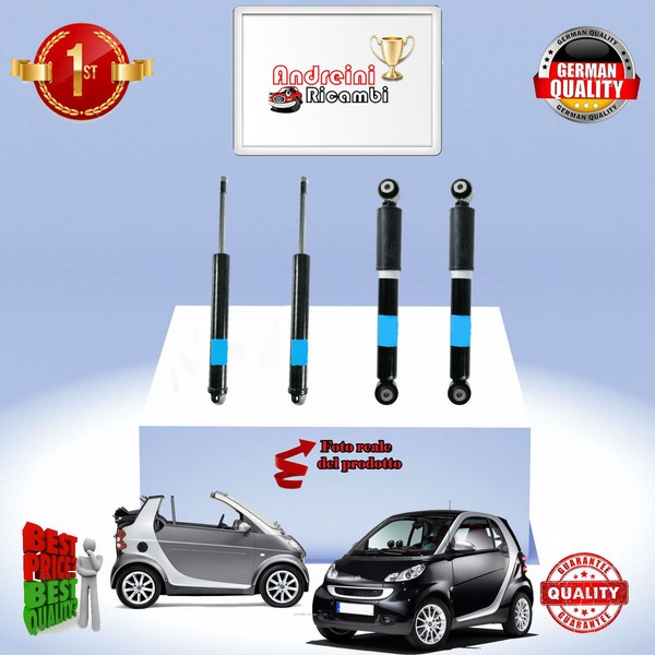 Set 4 StoßDäMpfer Vorderseite + Heck Xsmart Roadster 0.7 60KW 82CV Ab 2003 ->-image
