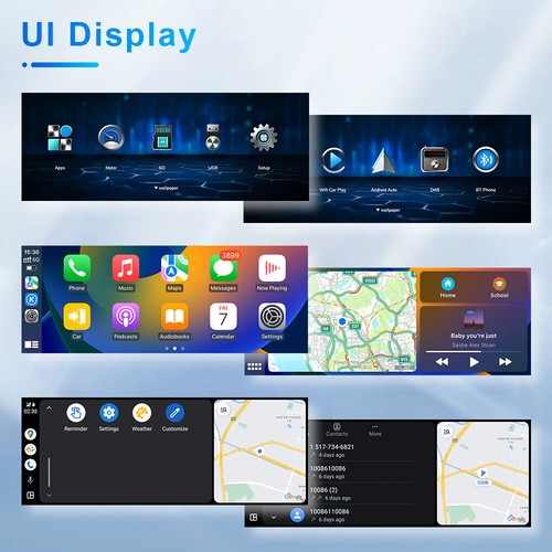 Reproductor de carplay inalámbrico con pantalla táctil de 10,25"" para Mercedes Benz Clase X 2017-2020 - Imagen 11 de 12