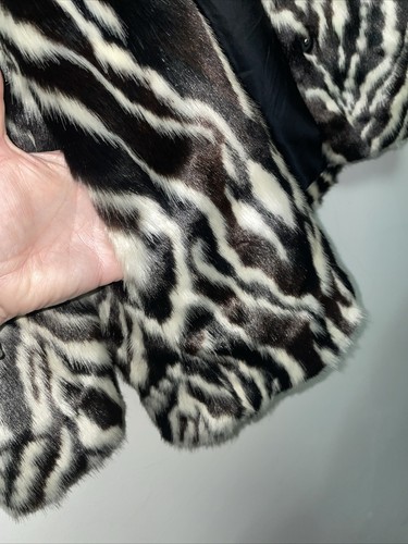 Giacca H&M Calda Marrone Beige Leopardata Morbida Pelliccia Finta Uk 12 40 Autunno Inverno - Foto 7 di 9