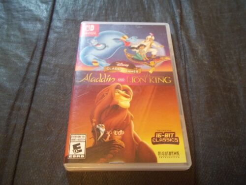 Disney Classic Games: Aladdin and The Lion King (Nintendo Switch) CIB Complete - Picture 1 of 5