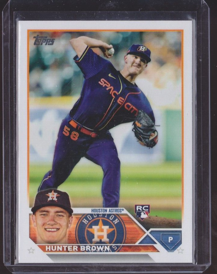 HUNTER BROWN RC 2023 TOPPS #111 ROOKIE HOUSTON ASTROS