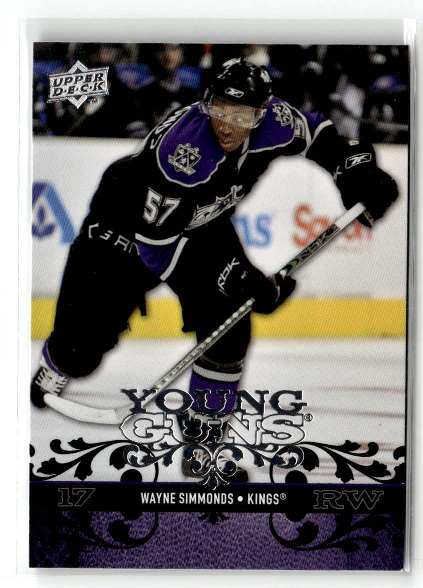 2008-09 Upper Deck - Young Guns Wayne Simmonds #221 (RC)