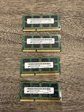 4 x Micron 4GB 2Rx8 PC3L-12800S-11-11-FP Laptop Memory P/N: MT16KTF51264HZ-1G6M1