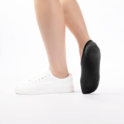 No Show Socks Womens and Men Low Cut Medium H_6 Pairs(2 Black,2 Beige,2 White) - Picture 6 of 7