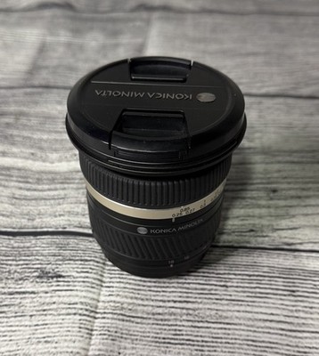 Konica Minolta AF DT Zoom 11-18mm F4.5-5.6 D with front Cap