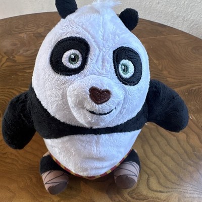 Po Kung Fu Panda 4 Panda Plush Stuffed Animal, Black/White/Brown 5''