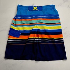 Cat Jack Swim Trunks Striped Pocket - Boys Husky XL