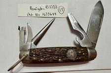 Remington RS3333 Pat No 1635649 Official Boy Scout Pocketknife 1963-1969 Lot 15