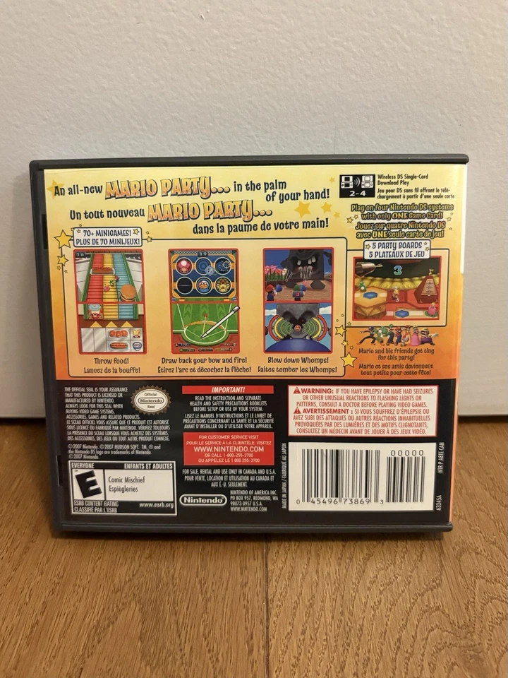Mario Party DS Nintendo DS Complete Cib Tested & Working  - Image 3 of 4