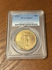 1923 $20 Double Eagle Gold Coin PCGS MS62 Pre-1933 Uncirculated