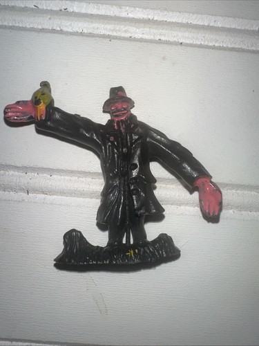 Figure in plastica dura/celluloide/bachelite. Marx, raro spaventapasseri, bandito ecc. - Foto 10 di 20