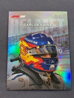 2025 Topps Chrome Formula 1 F1 Carlos Sainz Helmet Collection #HC-7