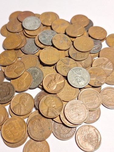 Premium Lot 100 Coins Lincoln Wheat Pennies Indian Head + 1943 PDS Steel Cents
