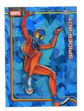 2026 Topps Marvel Chrome SAPPHIRE BASE CAR #160 Spider-Boy