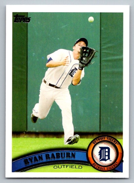 2011 Topps Ryan Raburn #94 Detroit Tigers