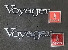 Plymouth - Voyager Sport Emblem # 4081378 Set Of 2