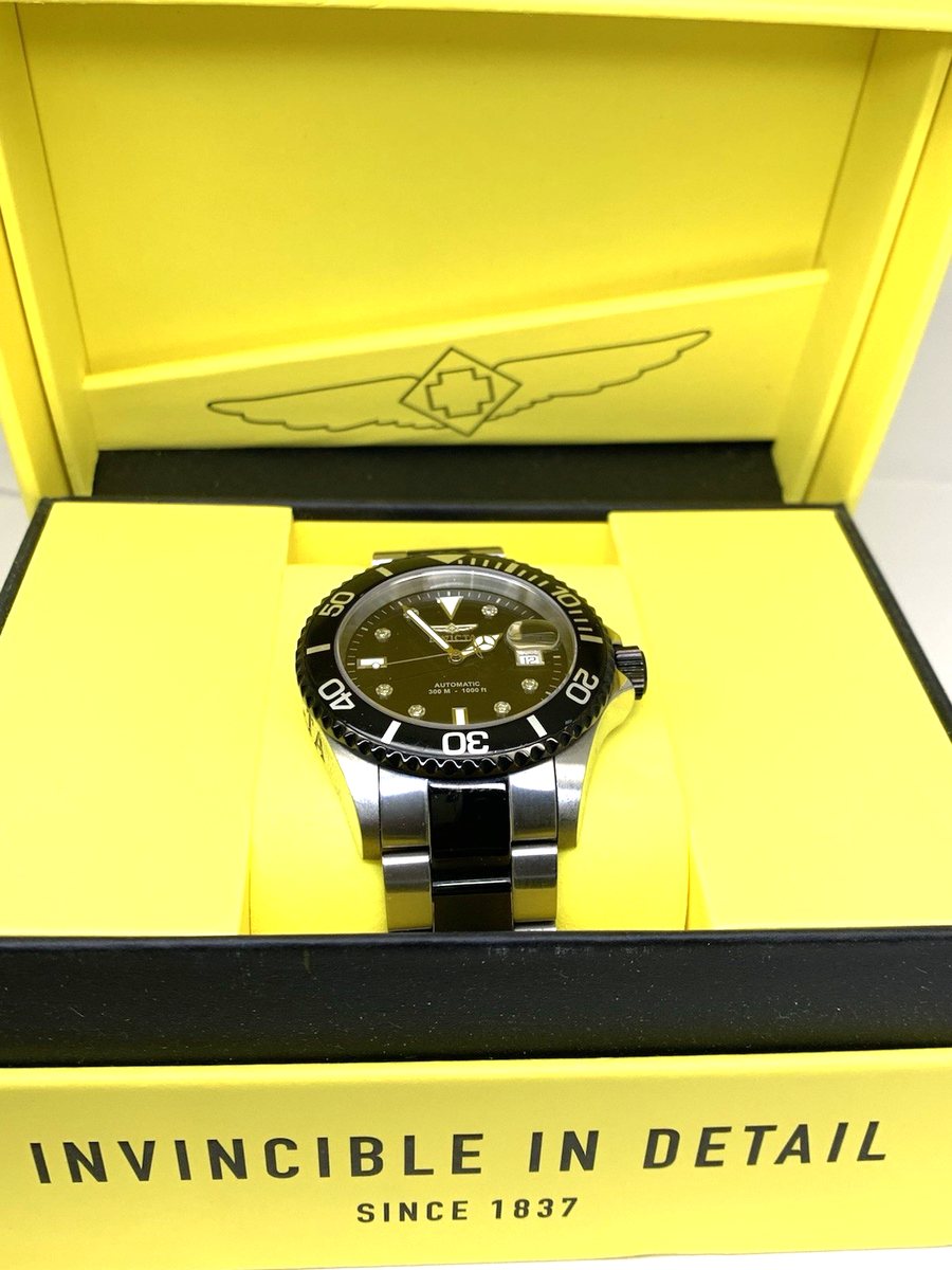 Invicta Mens Watch 6152 Pro Diver Swiss Automatic Diamond Dial