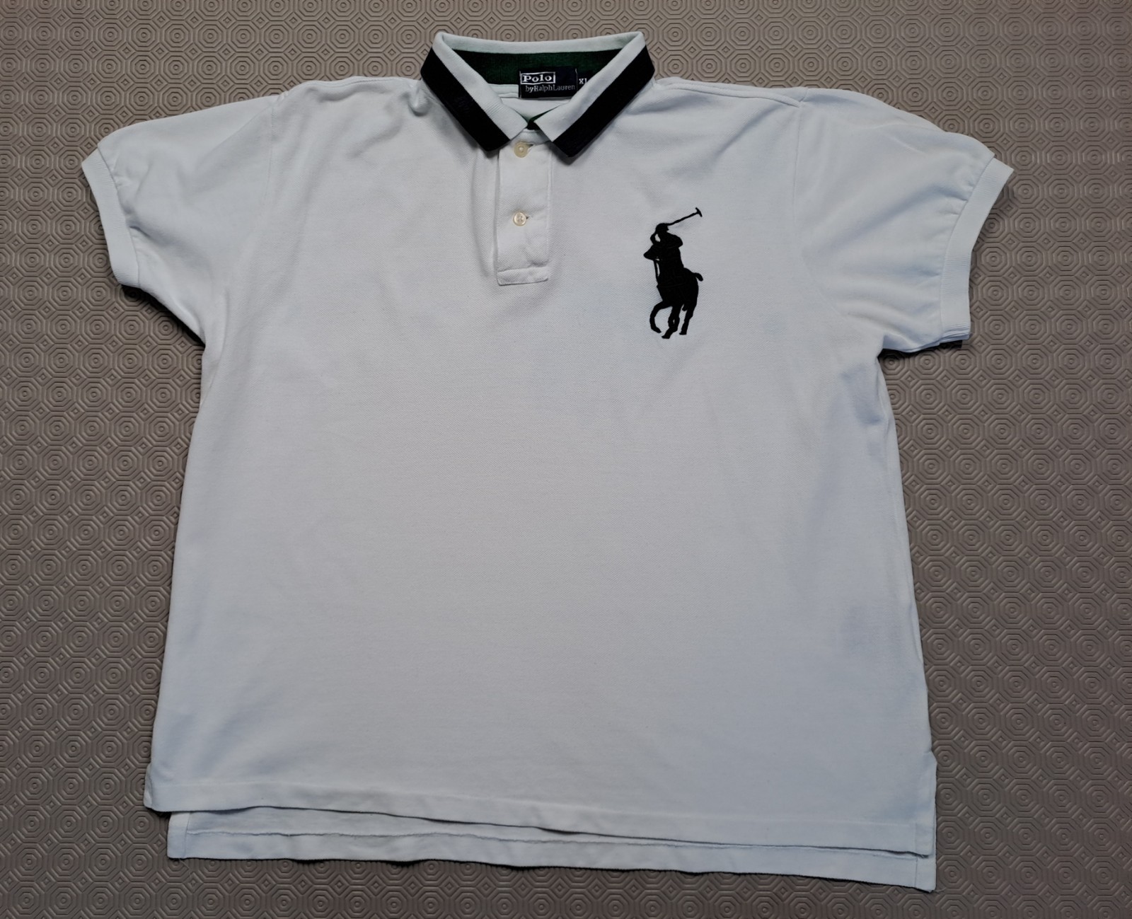 Polo Ralph Lauren taglia XL bianca t shirt 100% cotone taglia XL grande pony