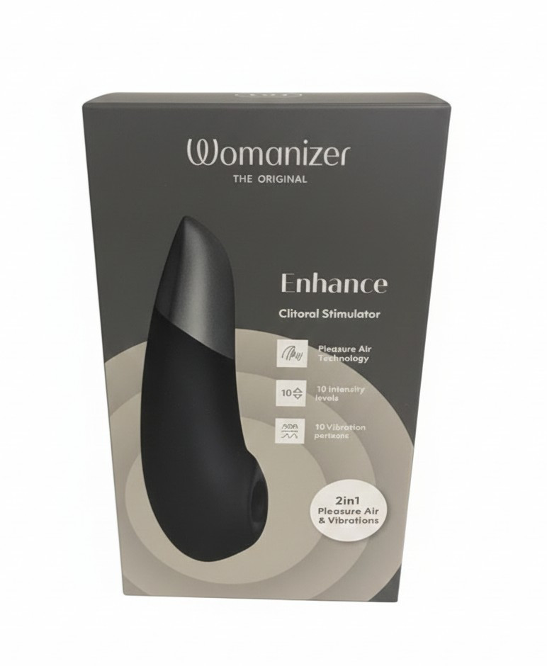 Womanizer Enhance 2 in 1 Air Massage Suction Original Stimulator – Black