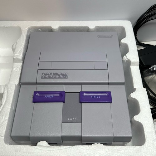 Super Nintendo SNES Console Complete CIB (Super Mario World/Launch) Very Nice - Picture 11 of 24