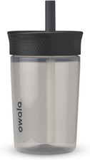 Kids Bpa-Free Plastic Tumbler with Spill Resistant Flexible Straw, Easy to Clean