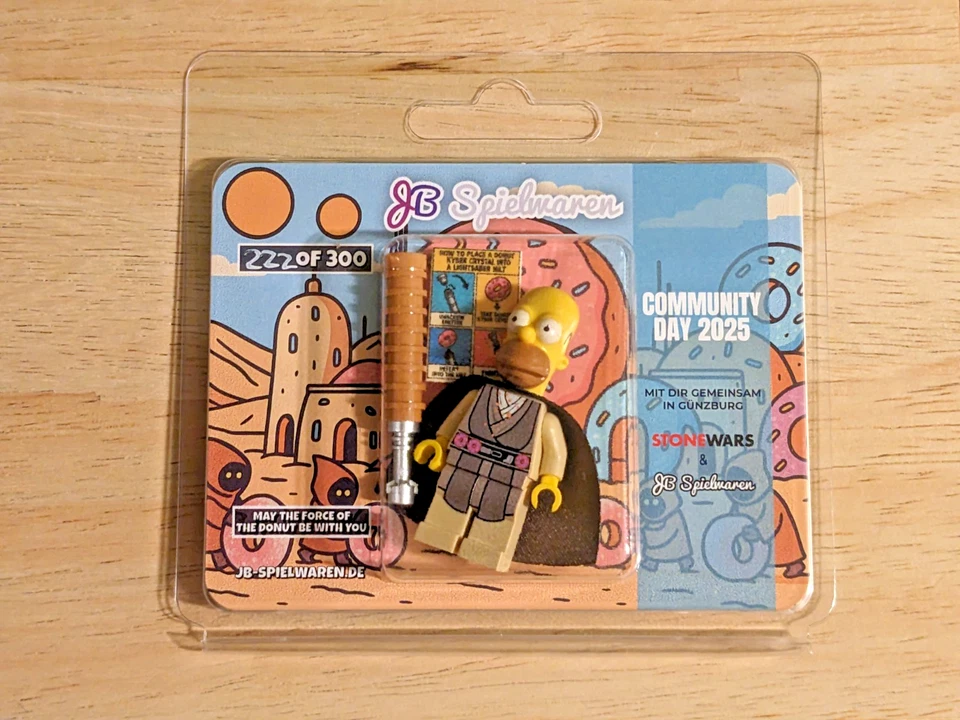 LEGO - JB Spielwaren I Homer Simpson Star Wars Jedi I May the Force of the Donut