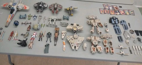 Vintage Star Wars Toys 60+  Ships, Figures, Transformers, Trading Cards, Weapons