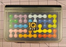 SmartGames IQ Fit-3D Travel Puzzle Game with 120 Challenges