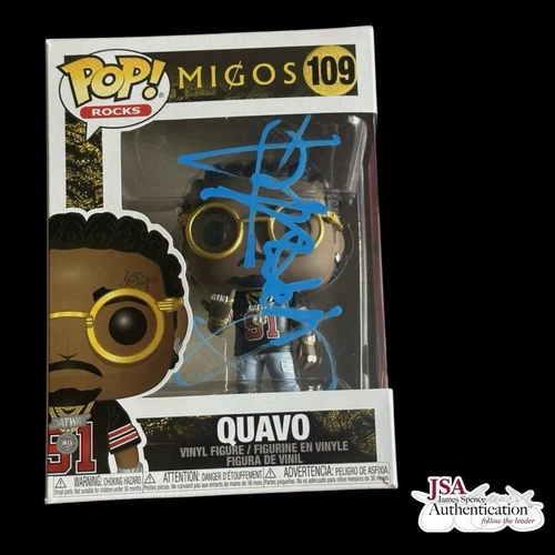 Quavo Signed Migos Funko Pop #109 JSA COA Autograph Rapper Rare