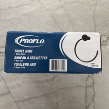 PROFLO PF8851 Black Towel Ring