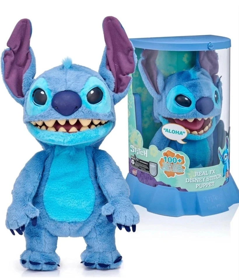 DISNEY Lilo & STITCH Real FX Animatronic Puppet 18” Interactive Plush Toy Talks! - Image 2 of 4