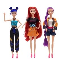 KPop Demon Hunters Figures Toy RUMI MIRA ZOEY Action Figures Set Fan Gift