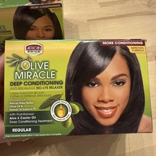 AP Olive Miracle Reg. Deep Conditioning Anti-Breakage No-Lye Relaxer EXP 12-26