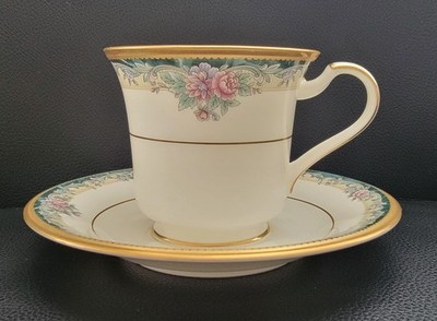 Noritake Mi Amor Tea / Coffee Footed Cup and Saucer 4717 Japan New Unused
