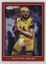 2022 SAGE Low Series Artistry Red Dustin Crum #ART-DC 0s2w