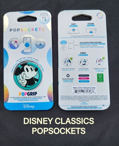 Popsockets DISNEY Mickey Mouse CLASSIC 70s Retro Grip FREE SHIPPING - 第 1/6 張圖片