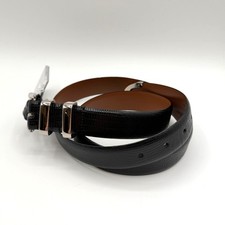 Hand Made in Italy Genuine Italian Leather Black Belt w/ Tag Size 40