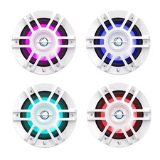 Infinity KAPPA 6125M 6.5" 2-Way 300 Watt White Marine LED Speakers 2 Pair 
