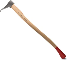 Pickaroon Logging Tool - 31.2” Log Grabber with Hickory Wood Handle - Brown