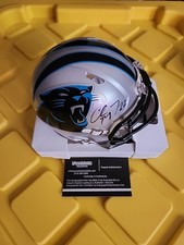 Christian Mccaffrey Auto Carolina Panthers Mini Helmet