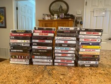 Rock And Roll A Variety of Classic Mellow Rock Lot Of 47 Cassette Tapes.
