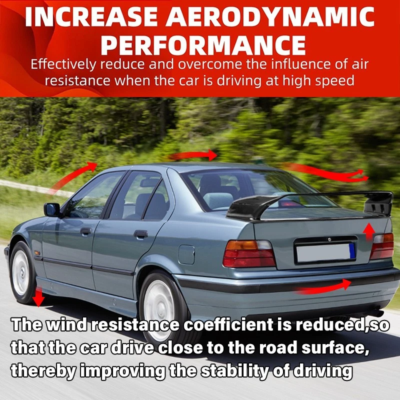 Carbon Black Rear Trunk Spoiler Wing For 1992-1998 BMW 3 Series E36 M3 LTW GT — 第 2/4 张图片